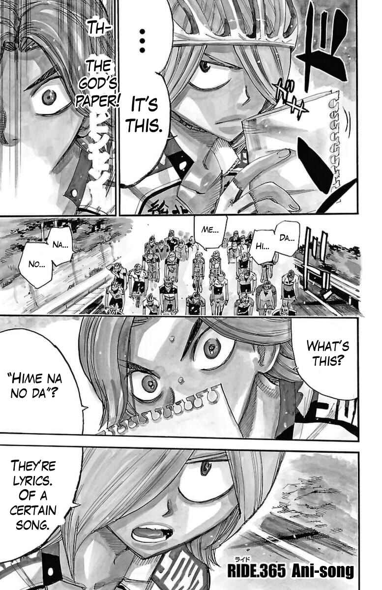 Page 1 Chapter 365 Yowamushi Pedal