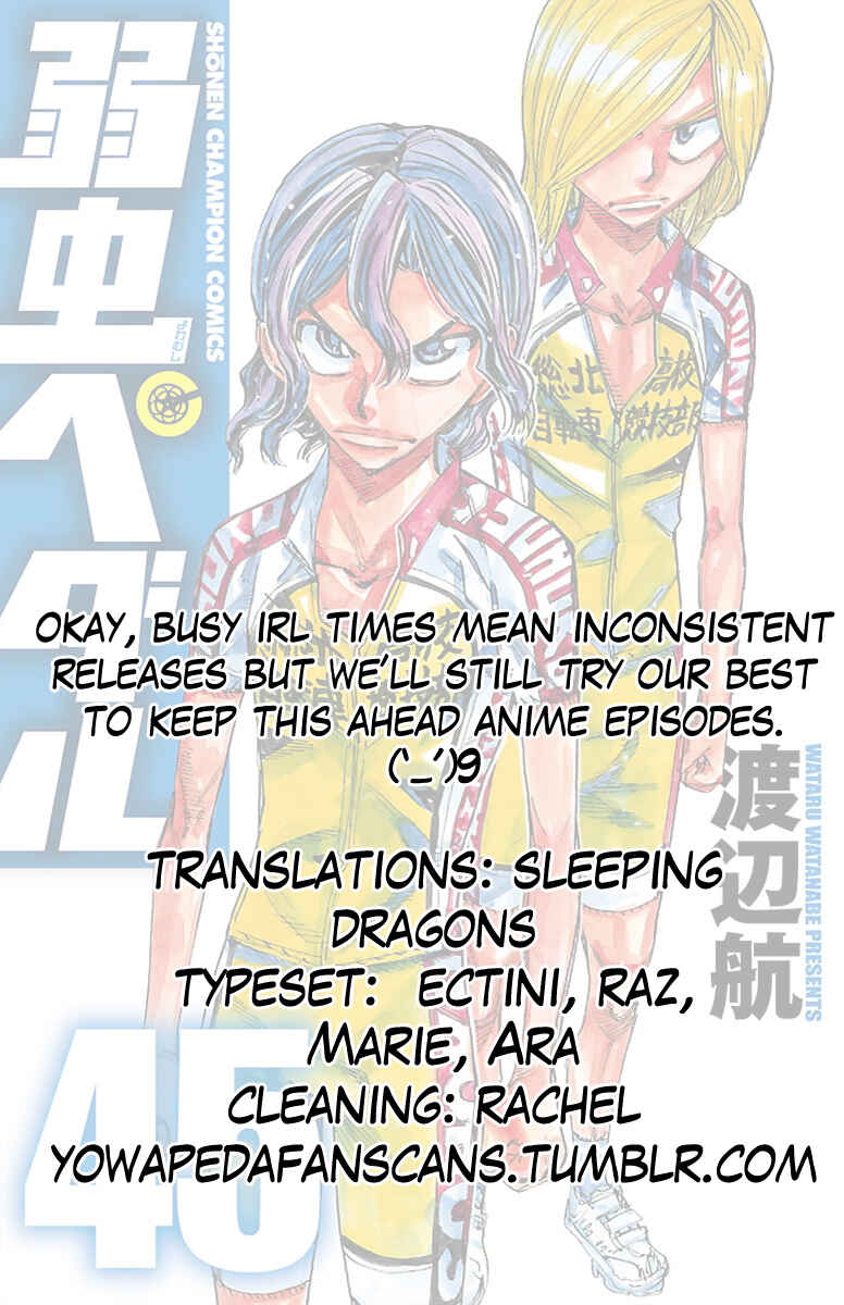 Page 22 Chapter 386 Yowamushi Pedal