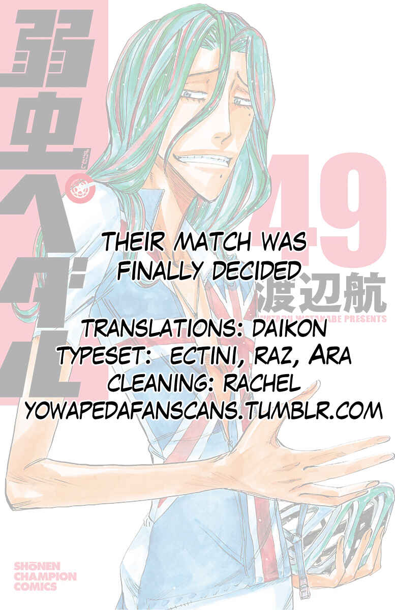 Page 23 Chapter 420 Yowamushi Pedal