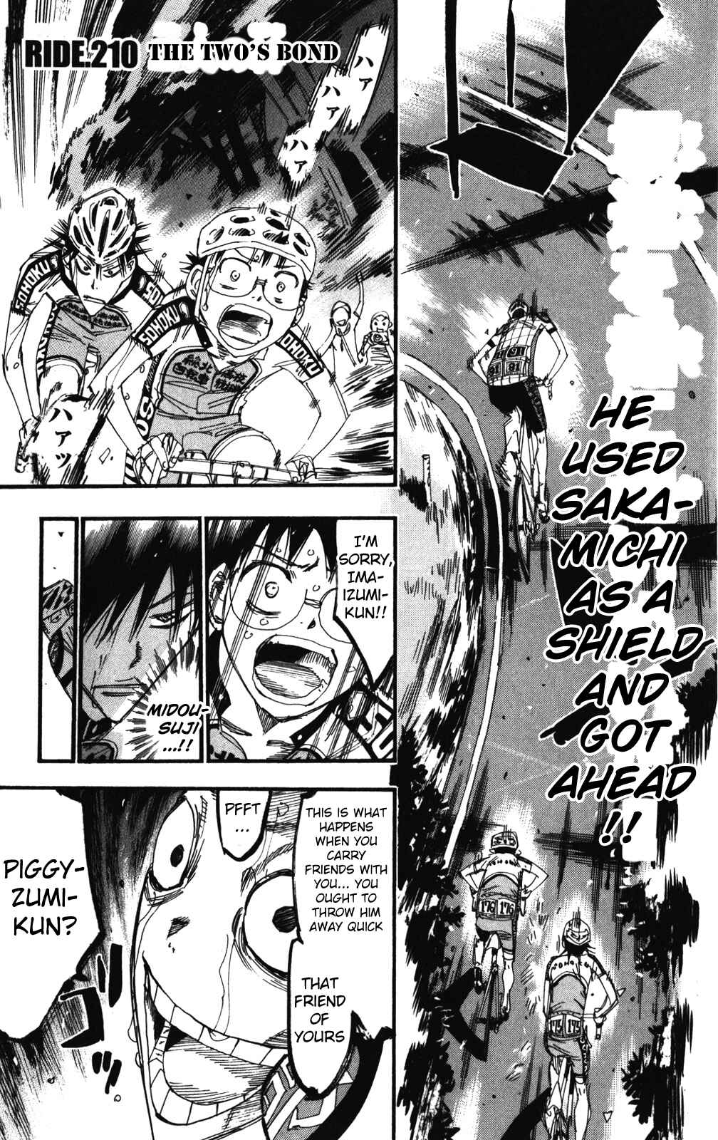 Page 1 Chapter 210 Yowamushi Pedal
