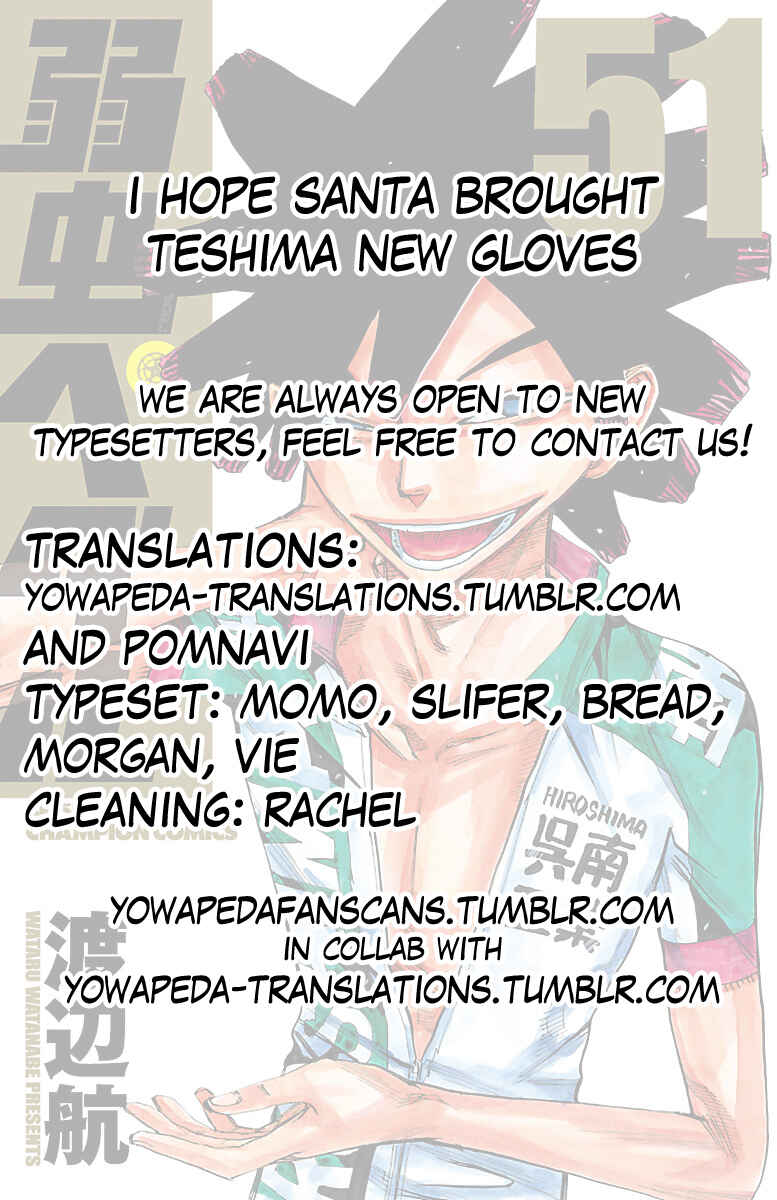 Page 16 Chapter 438 Yowamushi Pedal