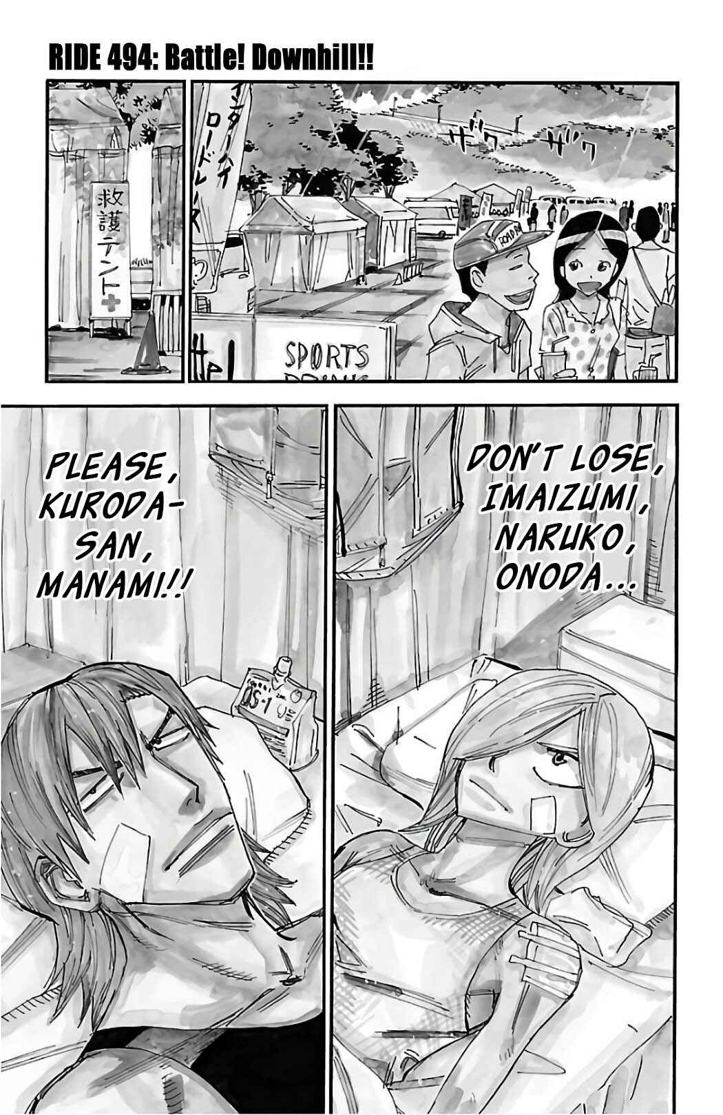 Page 1 Chapter 494 Yowamushi Pedal
