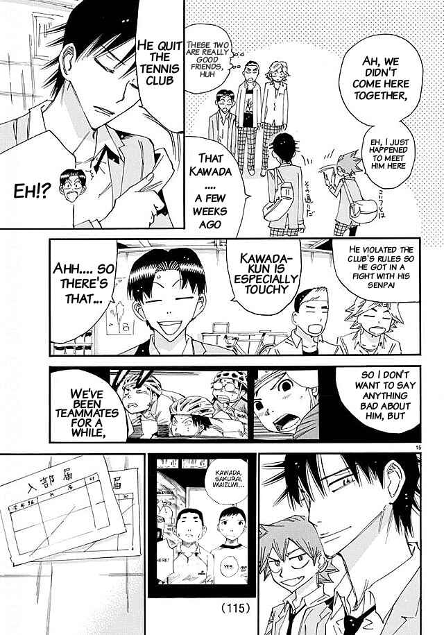Page 13 Chapter 637 Yowamushi Pedal