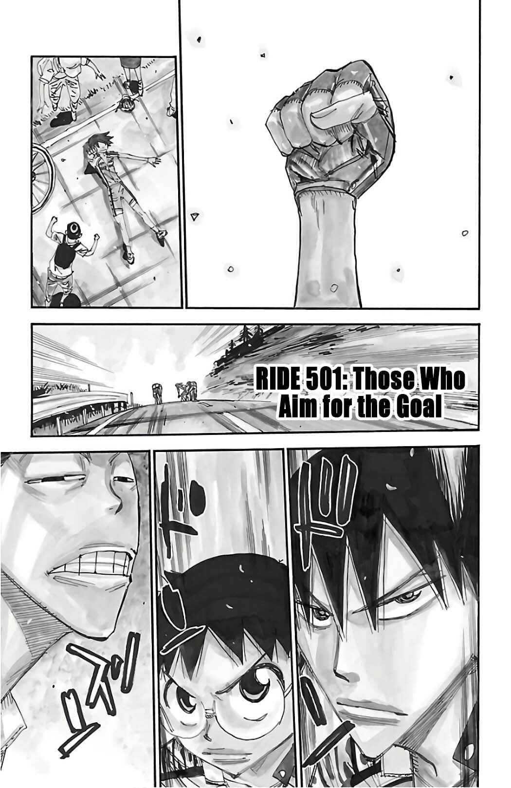 Page 1 Chapter 501 Yowamushi Pedal
