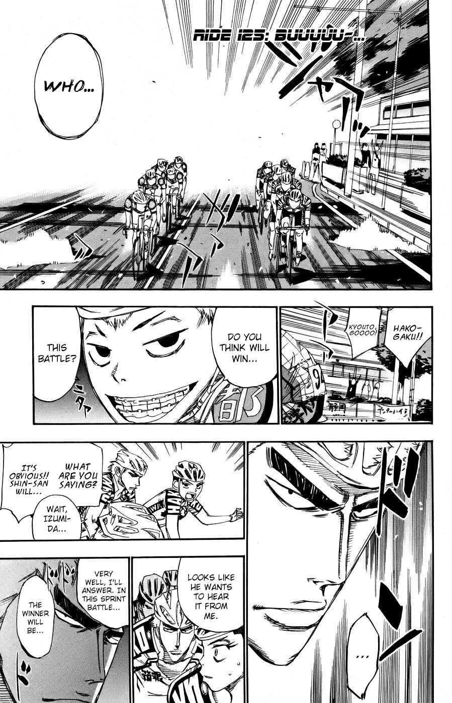 Page 1 Chapter 125 Yowamushi Pedal