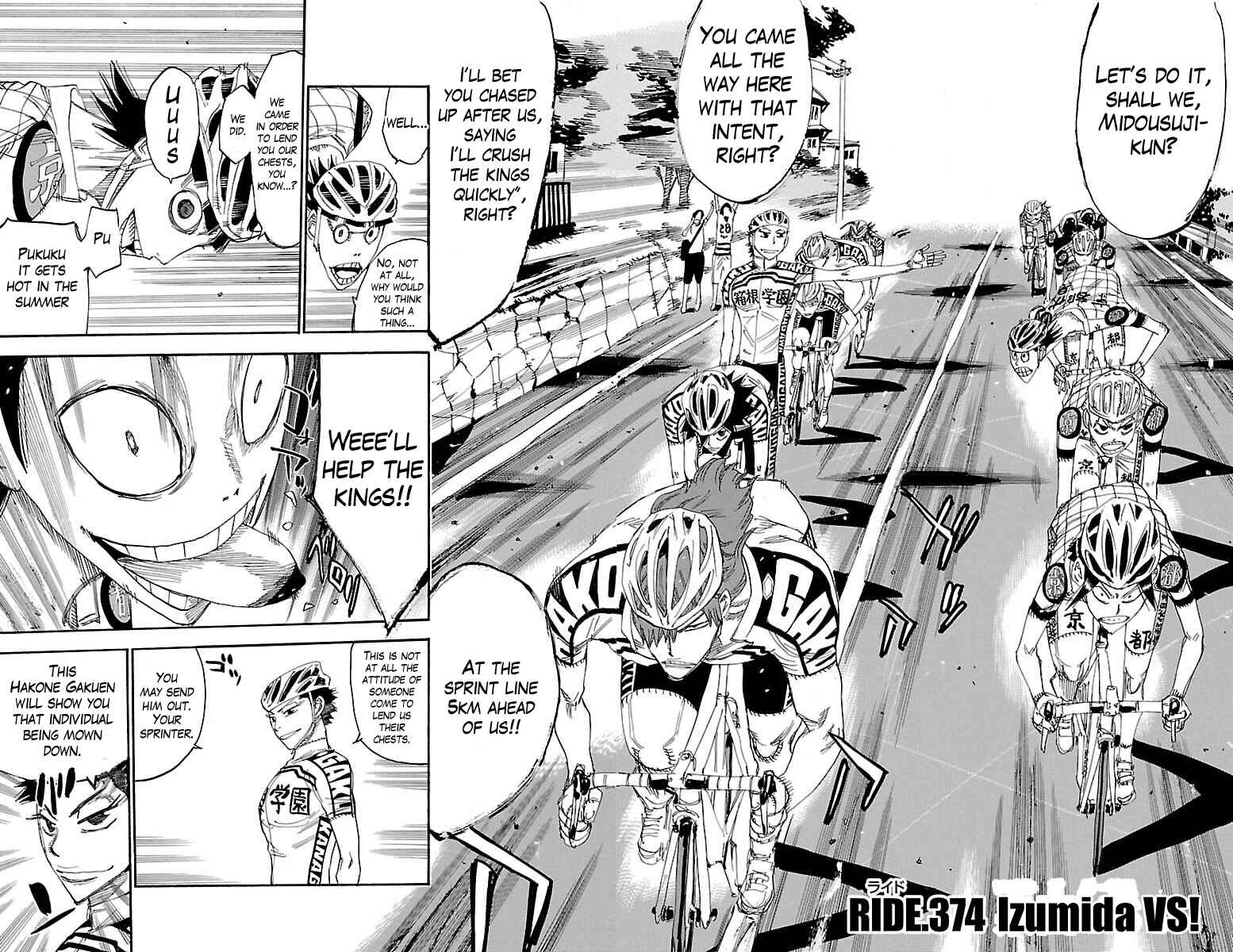 Page 2 Chapter 374 Yowamushi Pedal