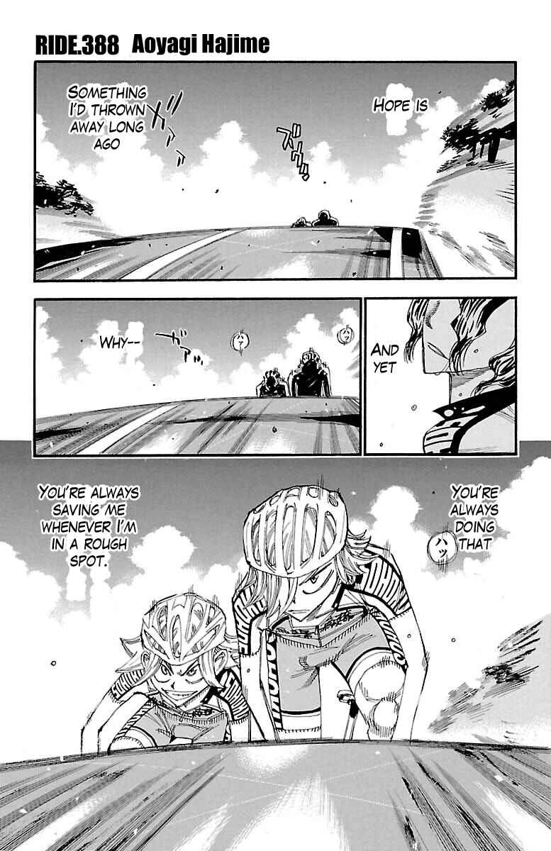 Page 1 Chapter 388 Yowamushi Pedal