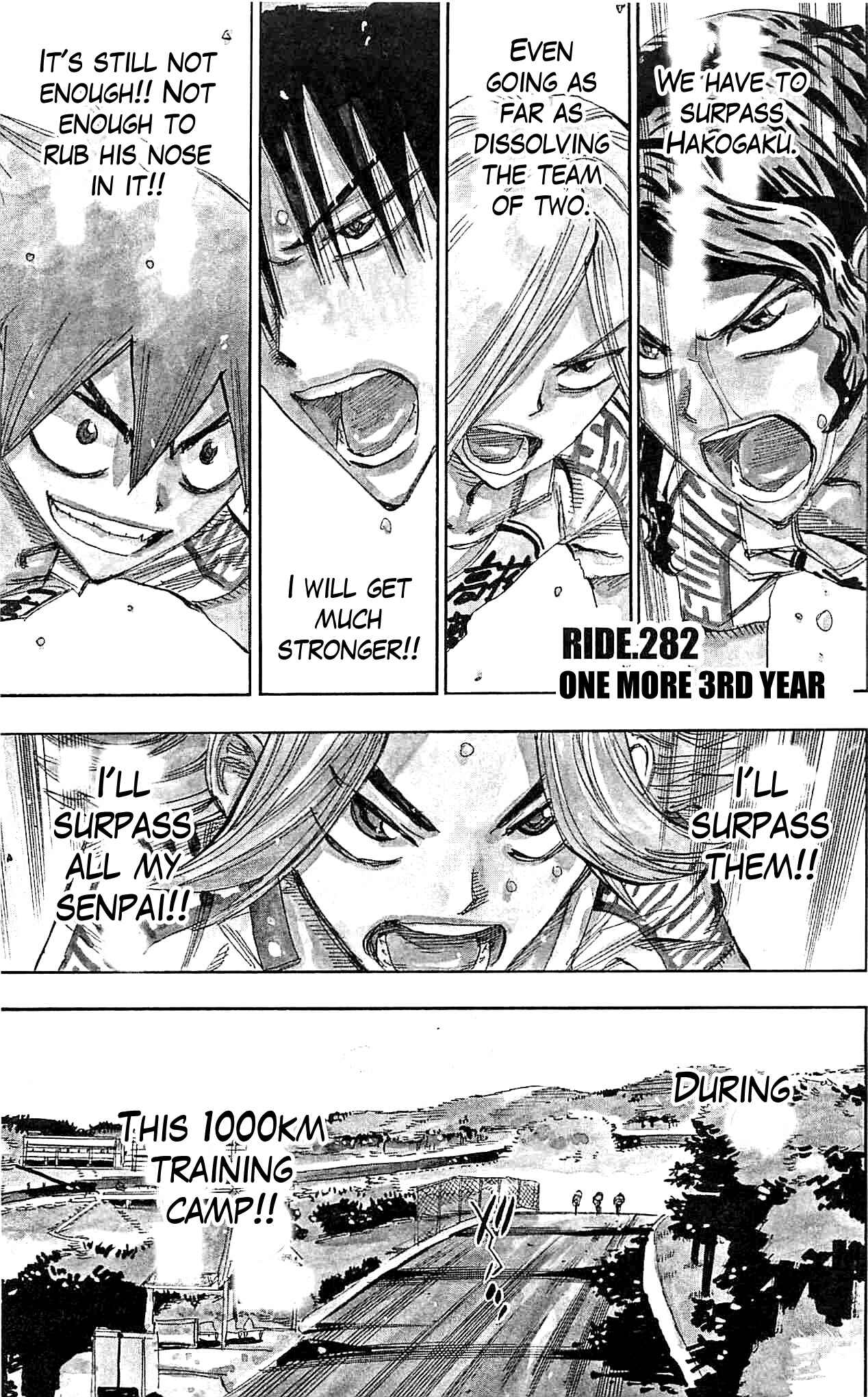 Page 1 Chapter 282 Yowamushi Pedal