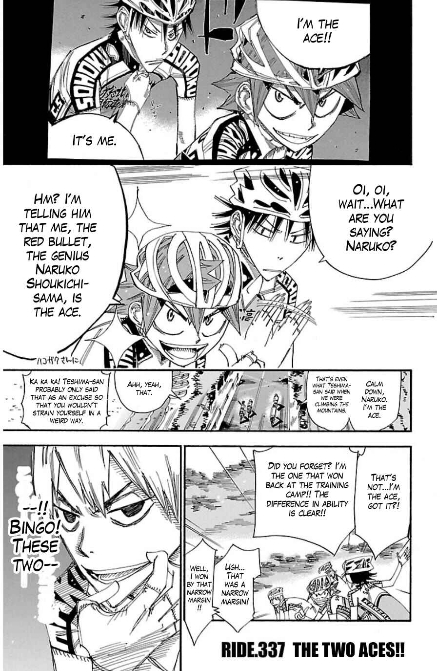 Page 1 Chapter 337 Yowamushi Pedal
