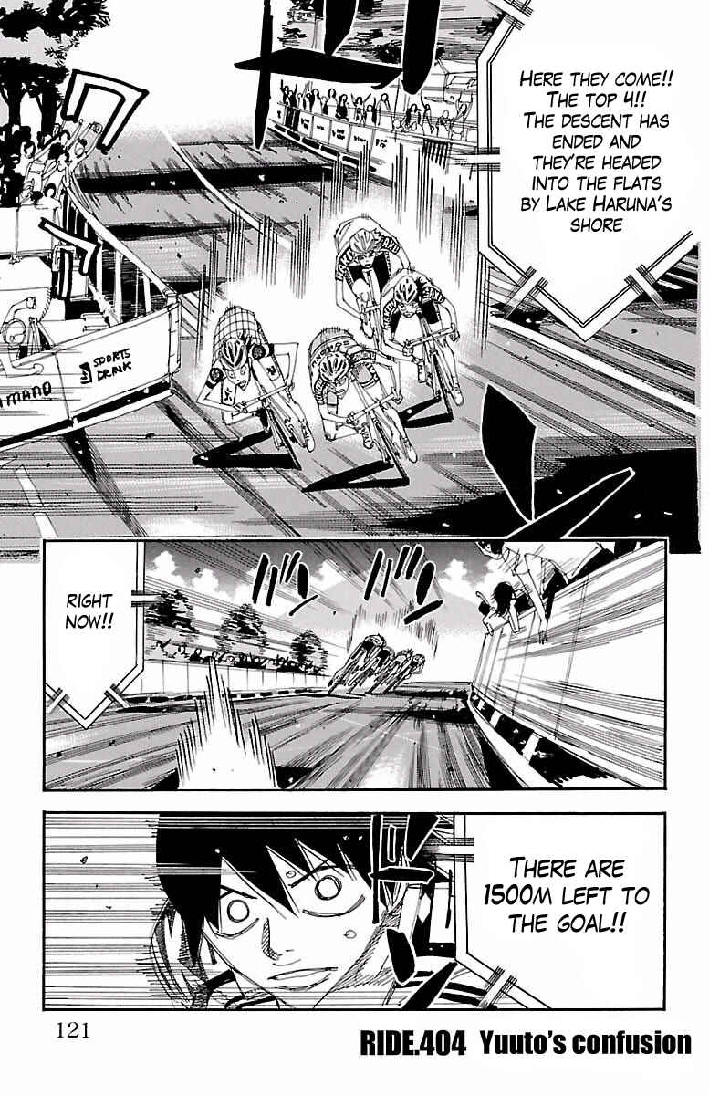 Page 1 Chapter 404 Yowamushi Pedal
