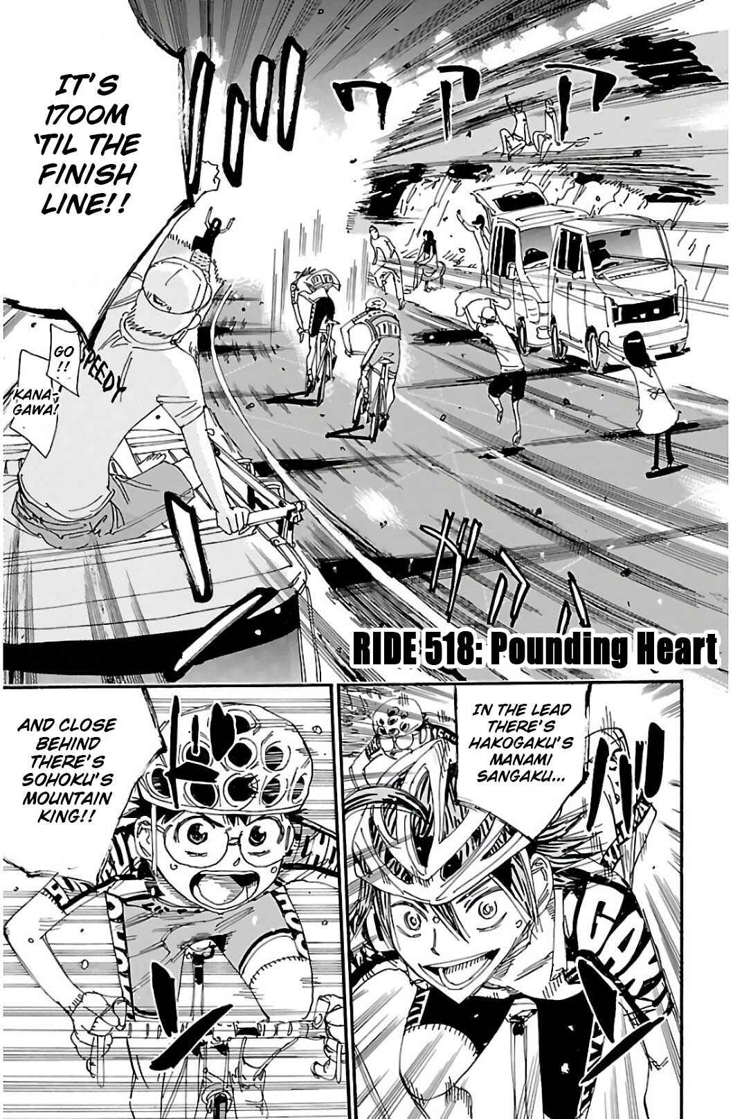 Page 1 Chapter 518 Yowamushi Pedal