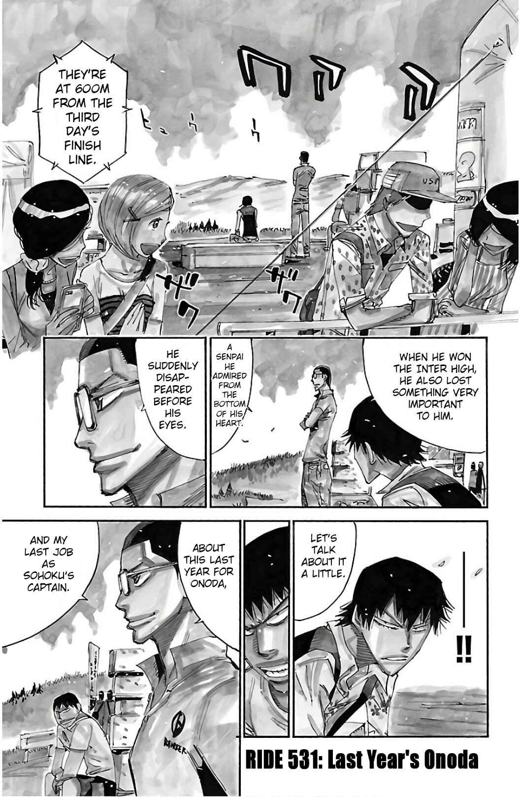 Page 1 Chapter 531 Yowamushi Pedal