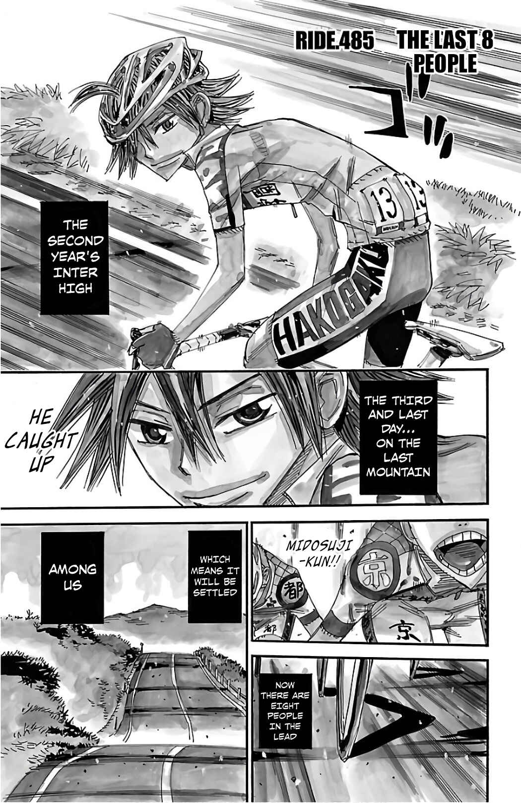 Page 2 Chapter 485 Yowamushi Pedal