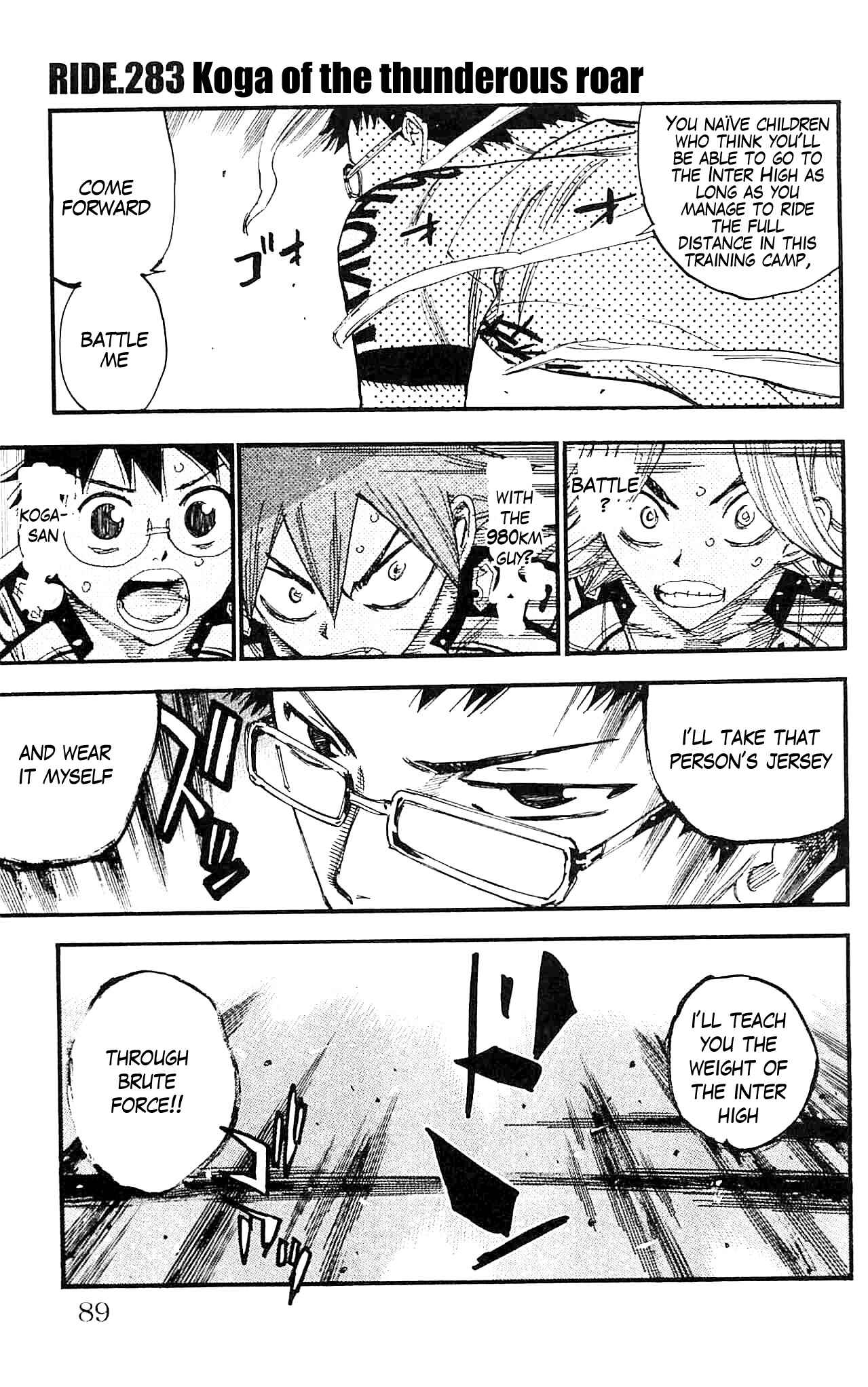 Page 1 Chapter 283 Yowamushi Pedal