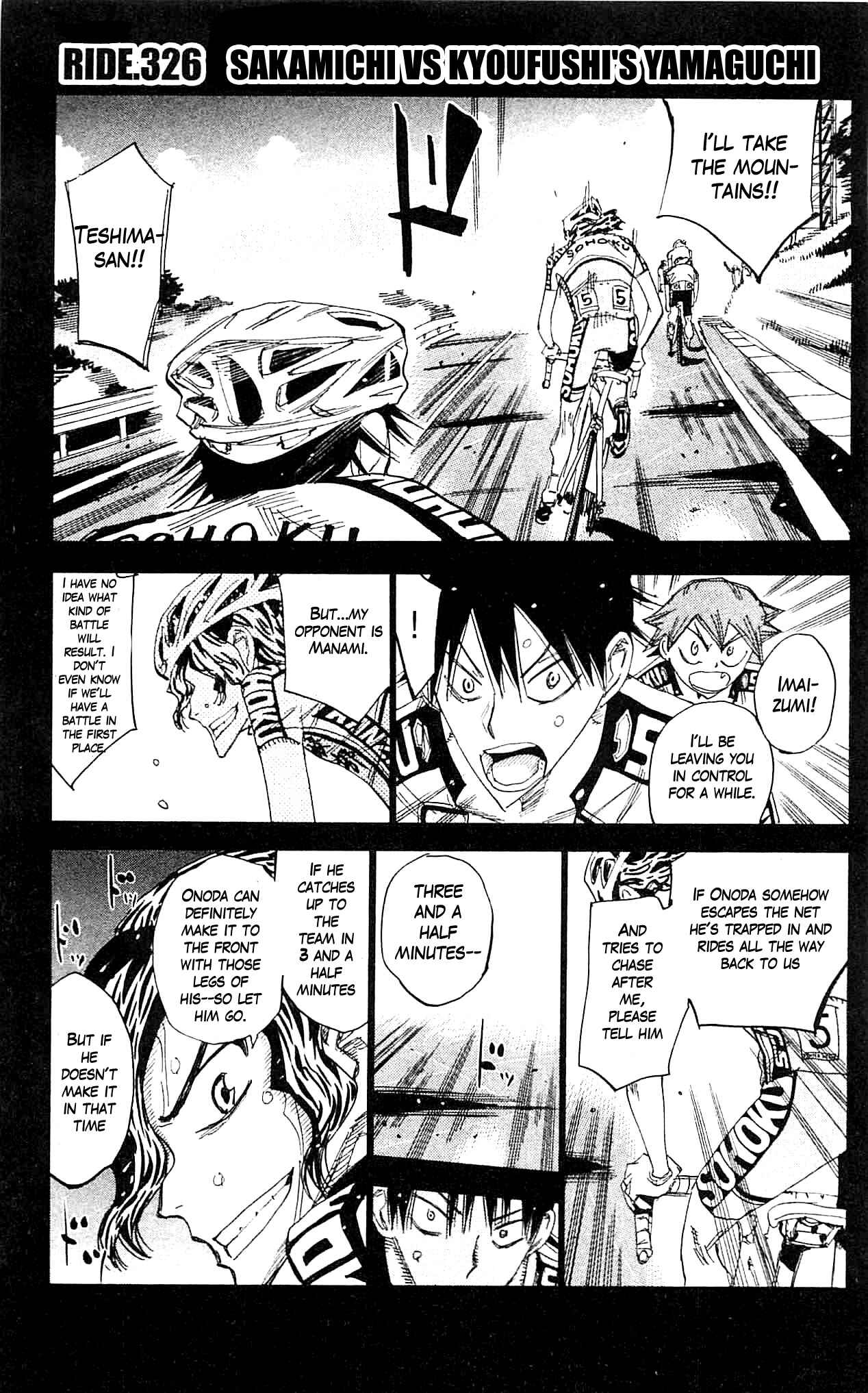 Page 1 Chapter 326 Yowamushi Pedal