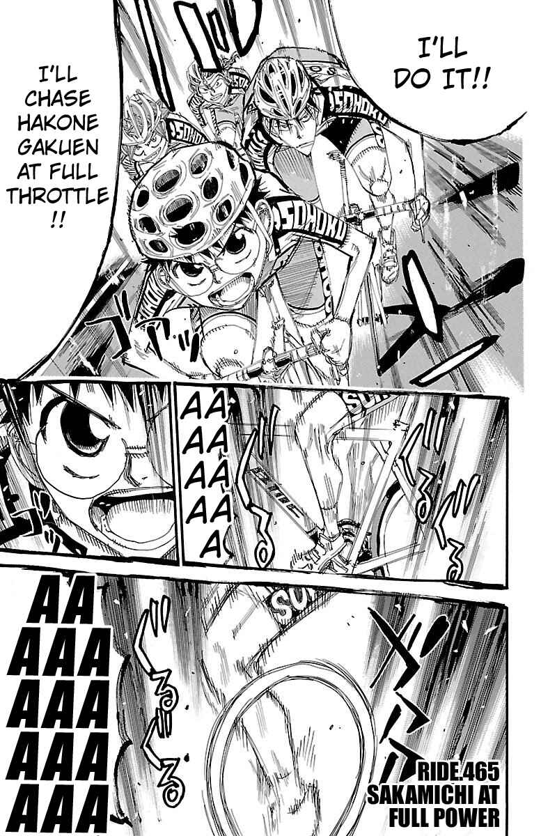 Page 1 Chapter 465 Yowamushi Pedal