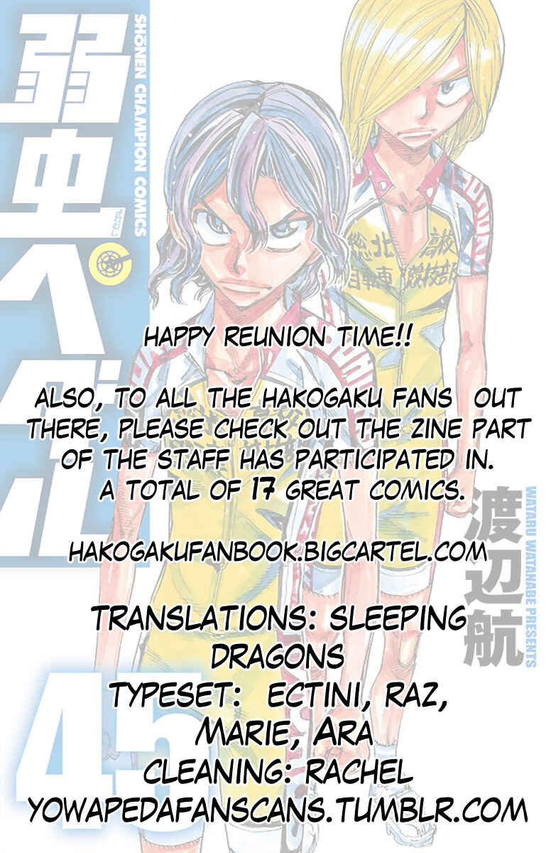 Page 20 Chapter 387 Yowamushi Pedal