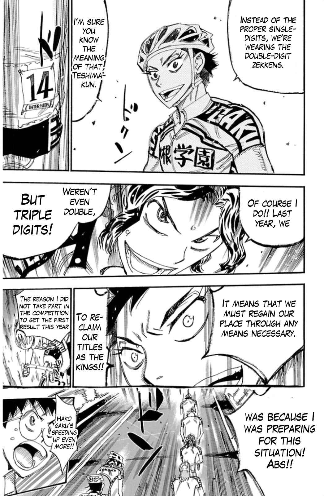 Page 15 Chapter 313 Yowamushi Pedal