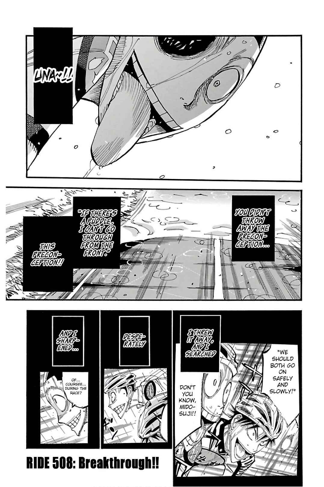 Page 1 Chapter 508 Yowamushi Pedal
