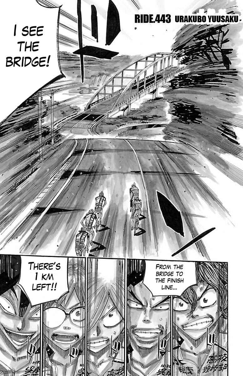 Page 1 Chapter 443 Yowamushi Pedal