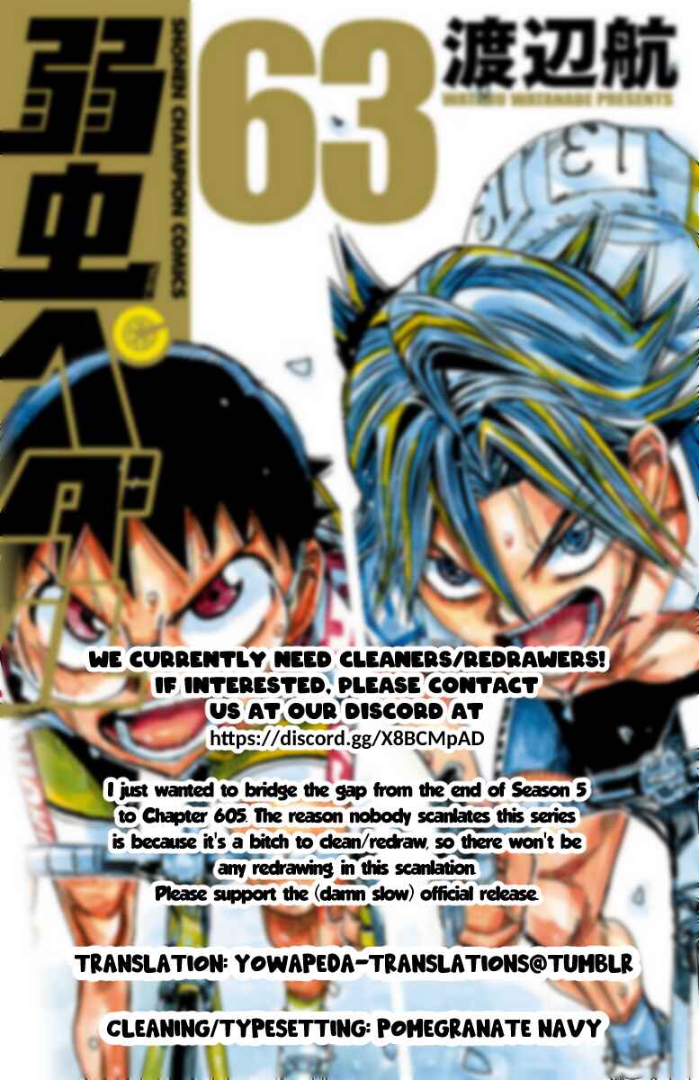 Page 1 Chapter 540 Yowamushi Pedal