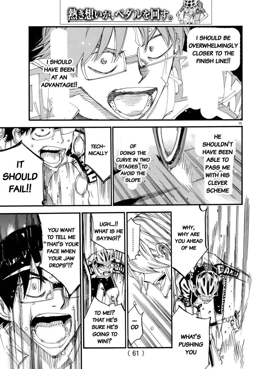 Page 15 Chapter 624 Yowamushi Pedal