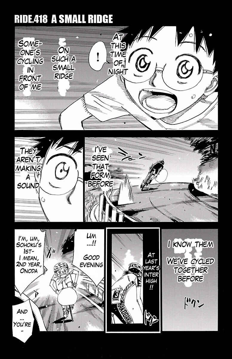 Page 1 Chapter 418 Yowamushi Pedal