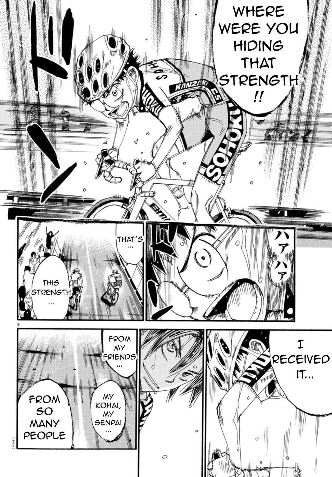 Page 8 Chapter 536 Yowamushi Pedal