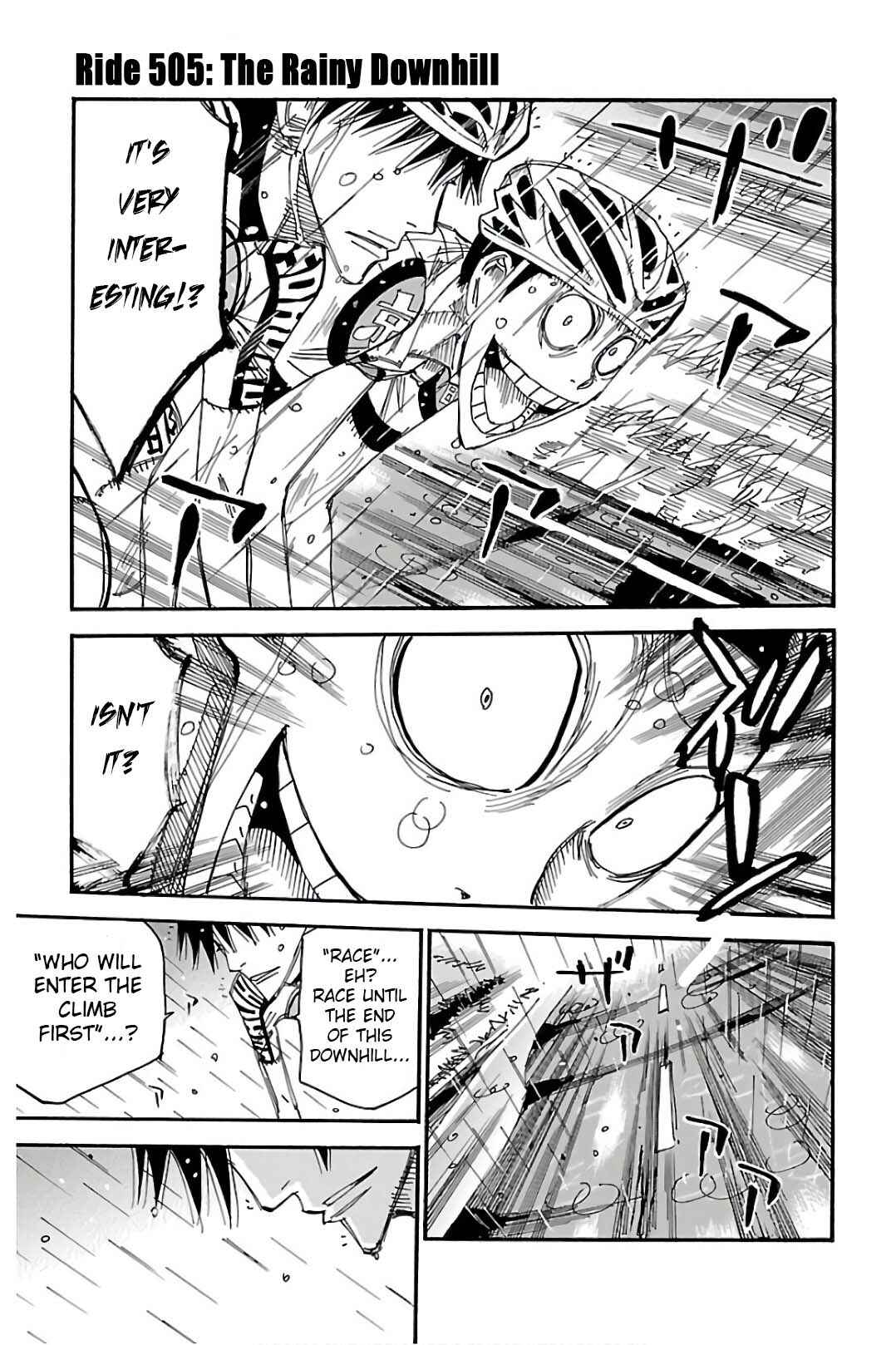 Page 1 Chapter 505 Yowamushi Pedal