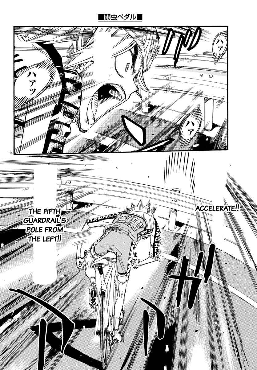 Page 14 Chapter 623 Yowamushi Pedal