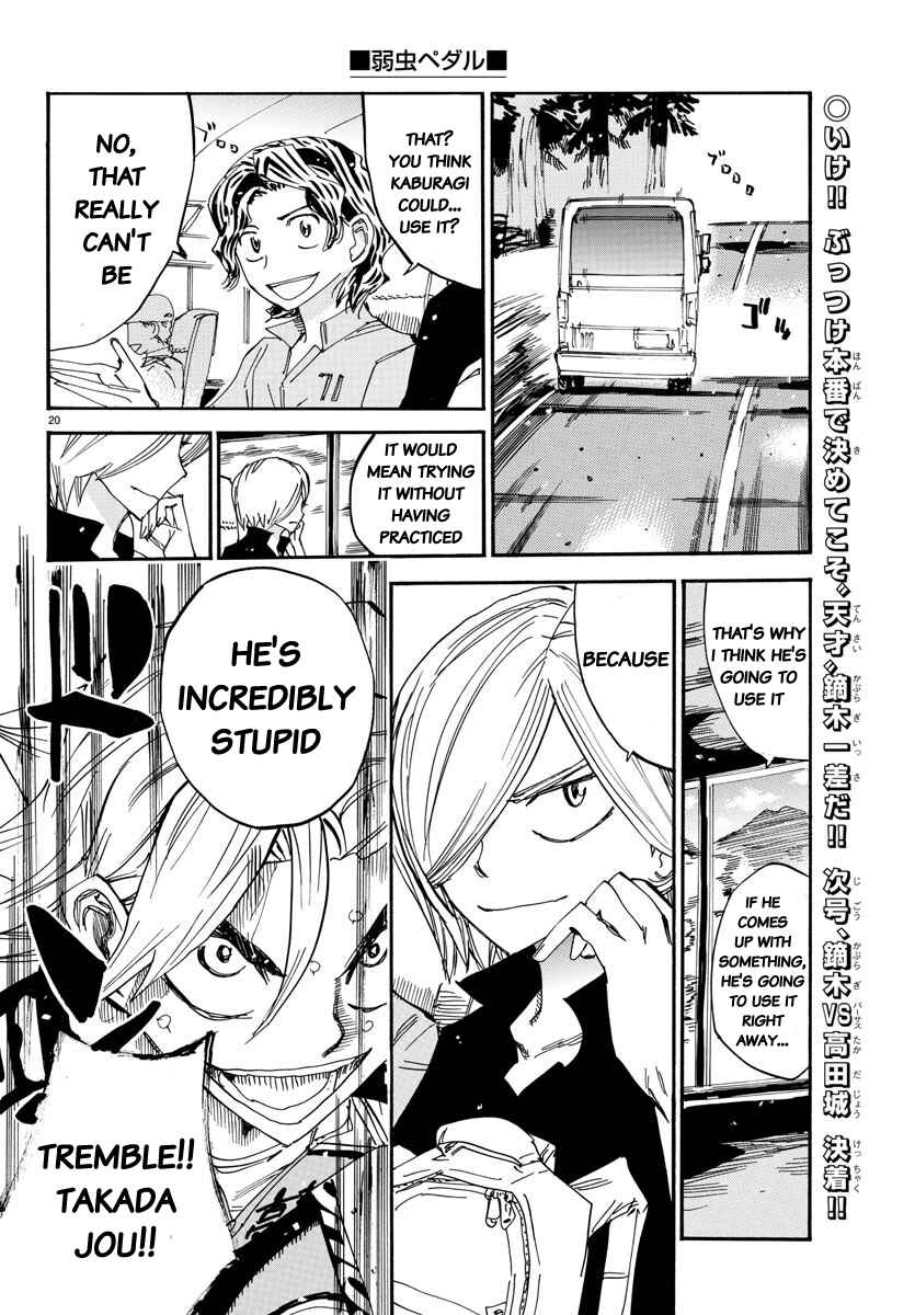 Page 20 Chapter 623 Yowamushi Pedal