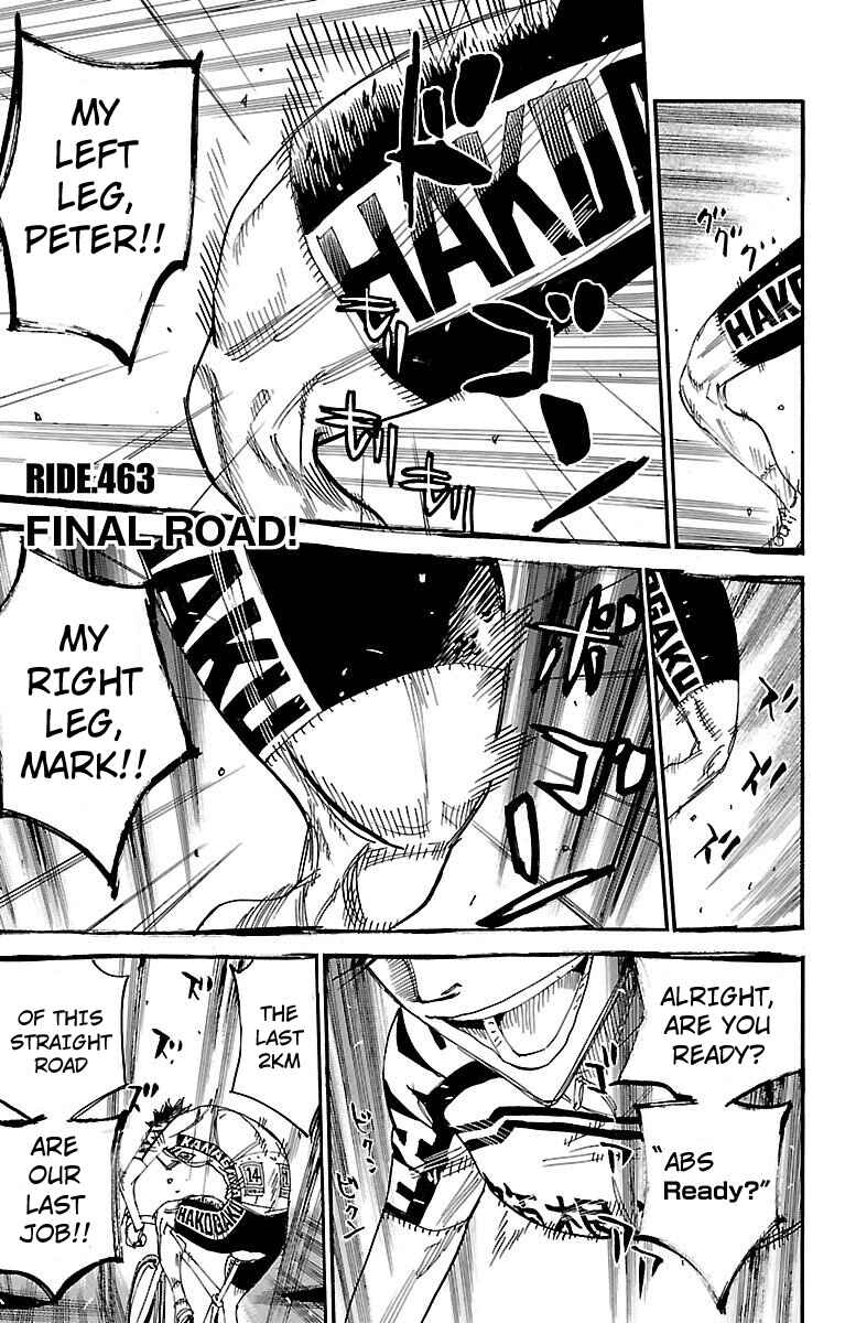 Page 1 Chapter 463 Yowamushi Pedal