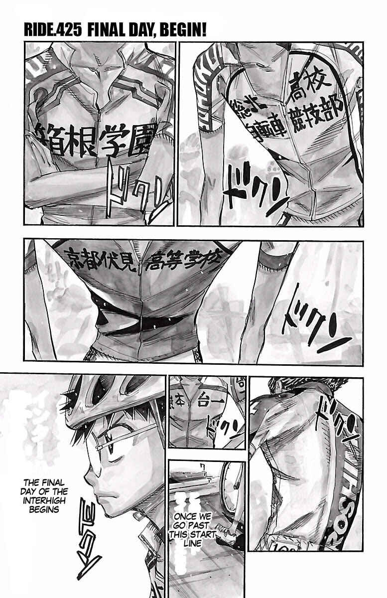 Page 1 Chapter 425 Yowamushi Pedal