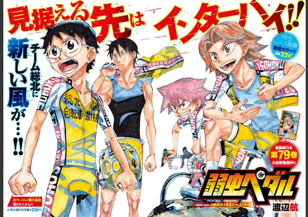 Page 1 Chapter 696 Yowamushi Pedal