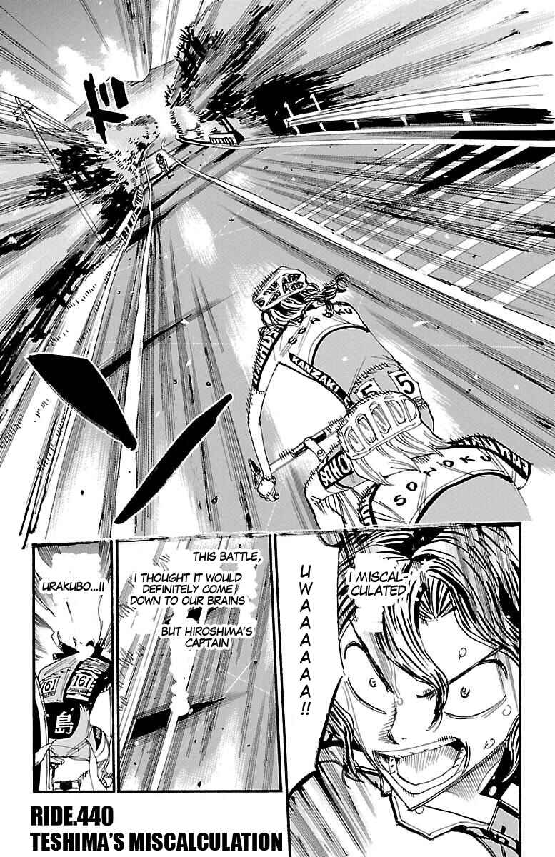 Page 1 Chapter 440 Yowamushi Pedal