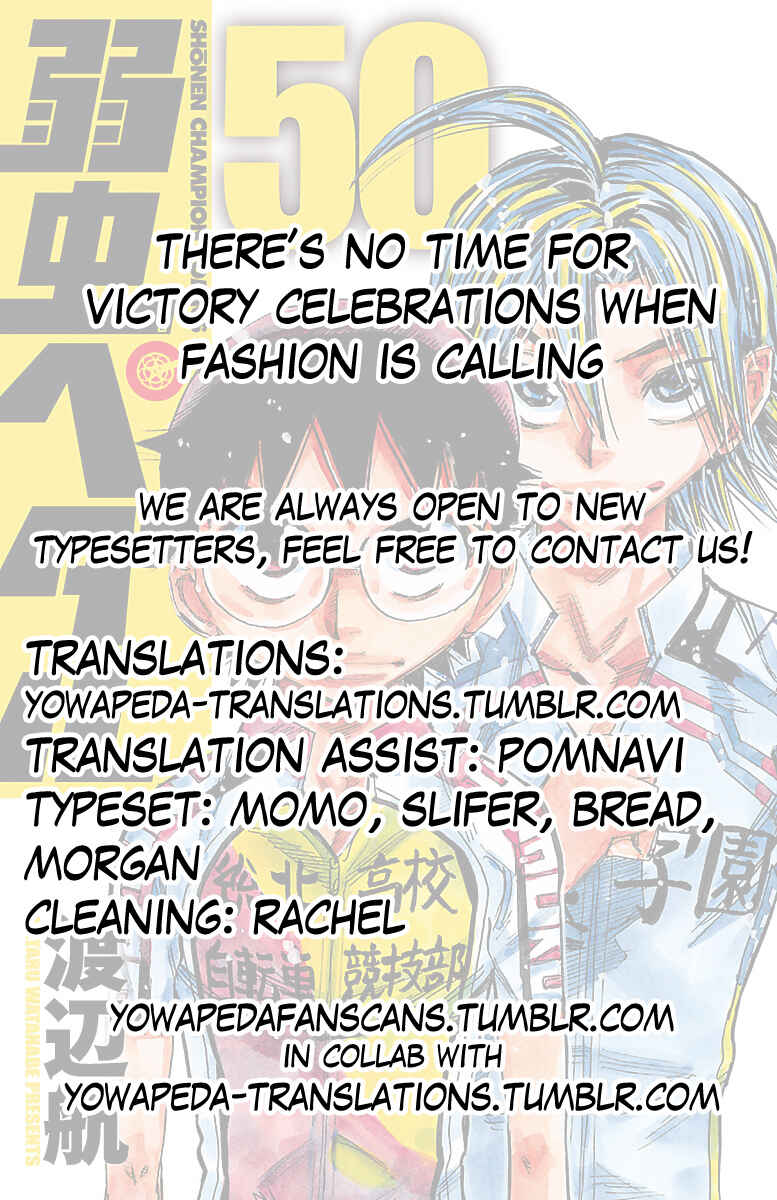 Page 20 Chapter 432 Yowamushi Pedal