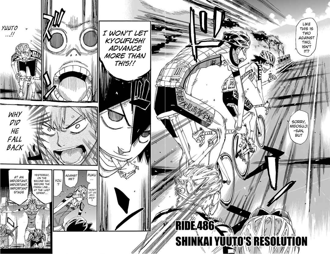 Page 2 Chapter 486 Yowamushi Pedal