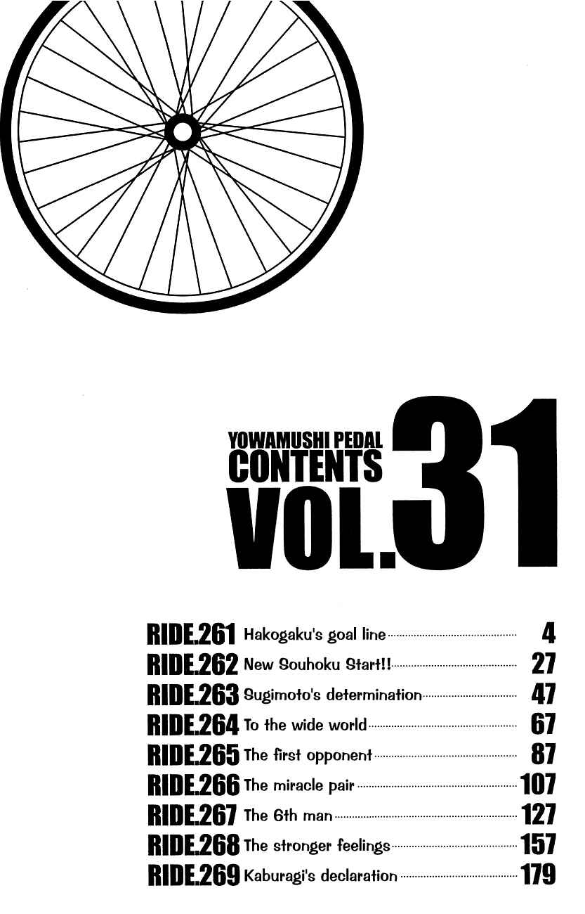 Page 3 Chapter 261 Yowamushi Pedal