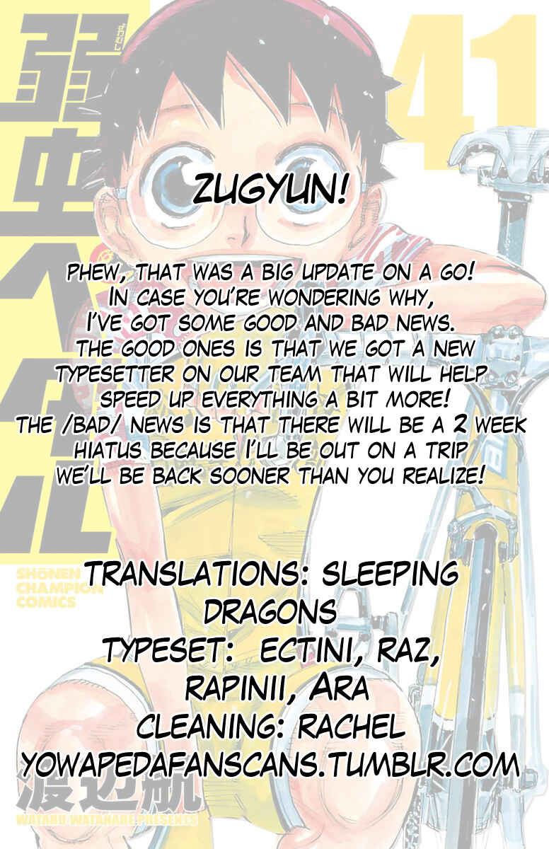 Page 21 Chapter 355 Yowamushi Pedal