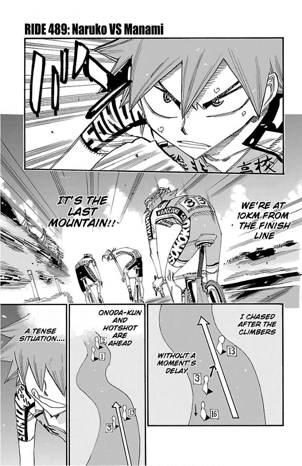 Page 1 Chapter 489 Yowamushi Pedal