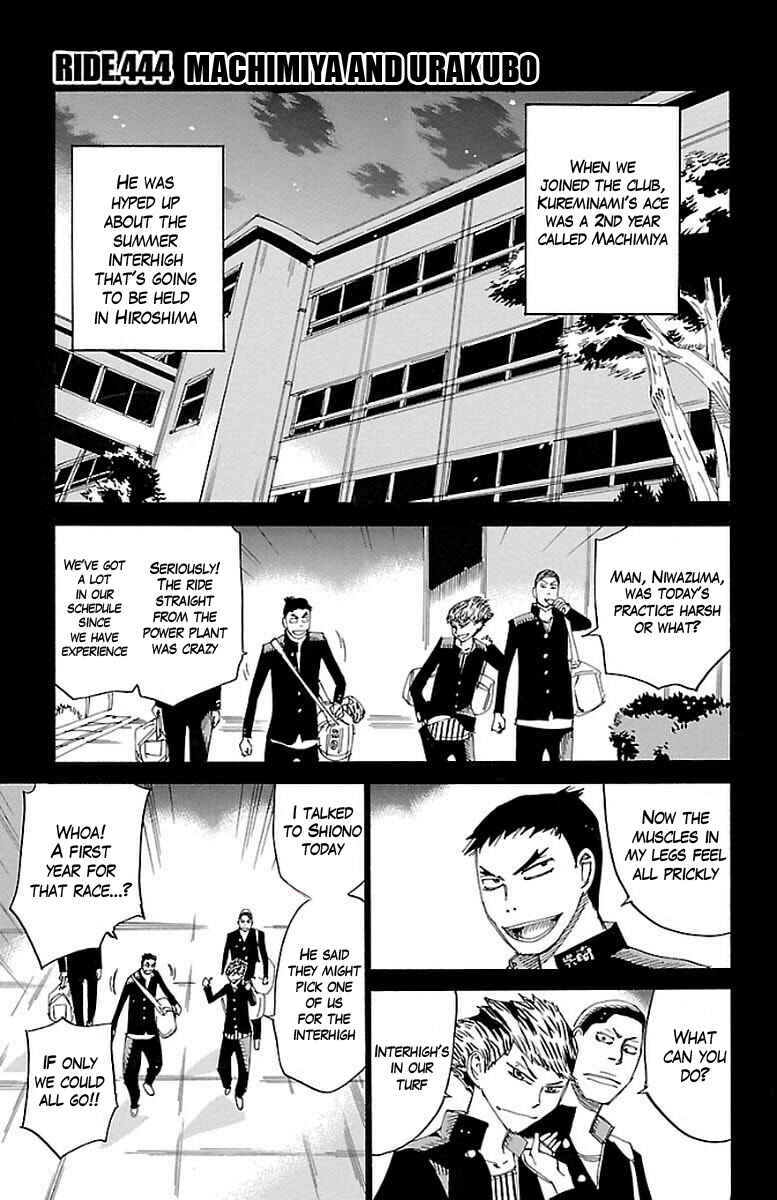 Page 1 Chapter 444 Yowamushi Pedal