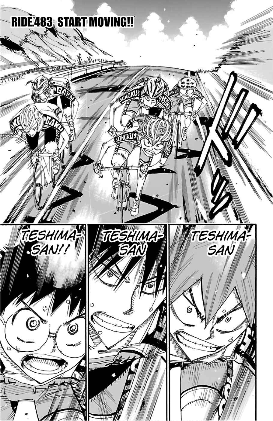 Page 1 Chapter 483 Yowamushi Pedal