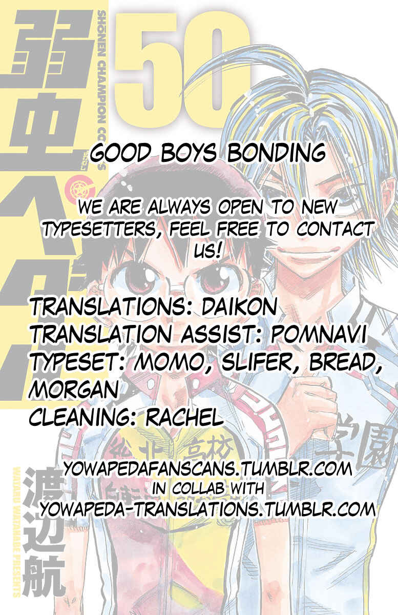 Page 17 Chapter 427 Yowamushi Pedal