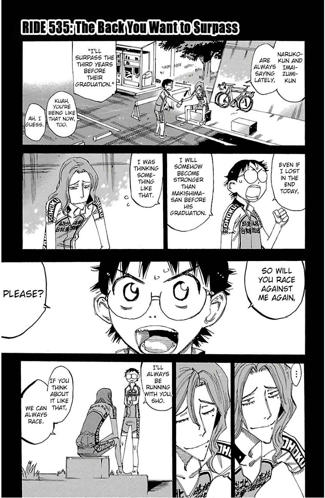 Page 1 Chapter 535 Yowamushi Pedal