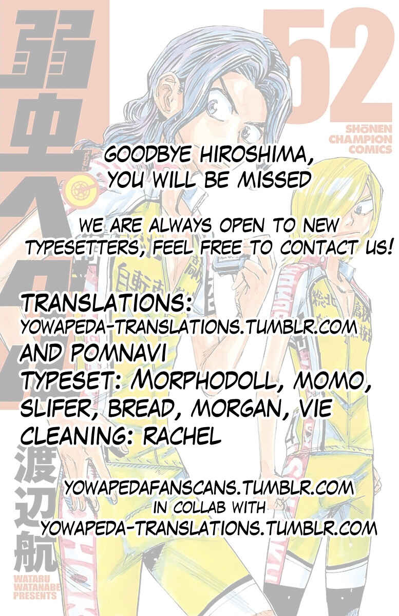 Page 19 Chapter 448 Yowamushi Pedal