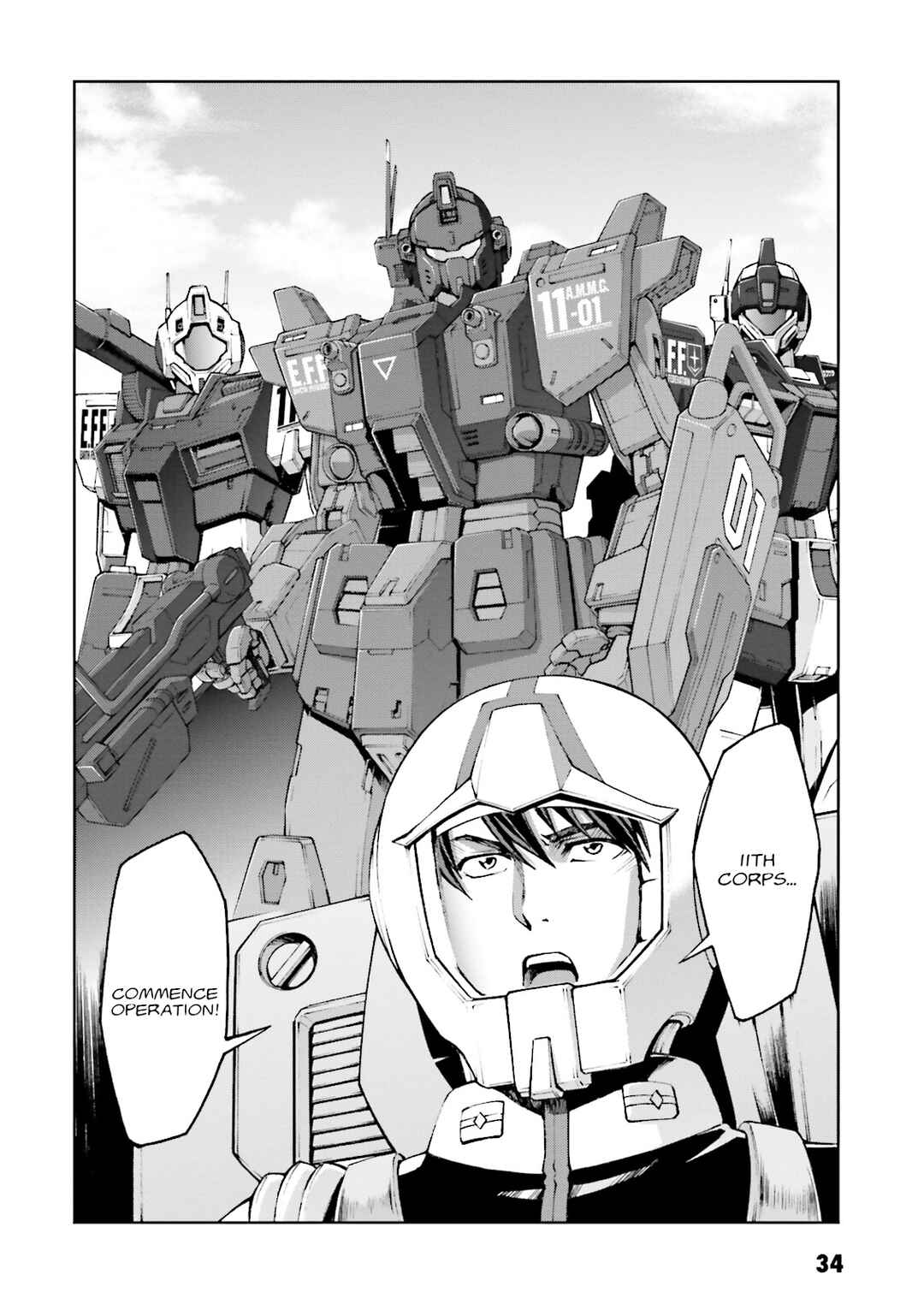 Page 36 Chapter 11 Mobile Suit Gundam Side Story - The Blue Destiny