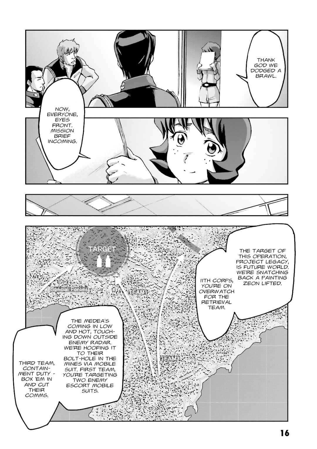 Page 16 Chapter 21 Mobile Suit Gundam Side Story - The Blue Destiny