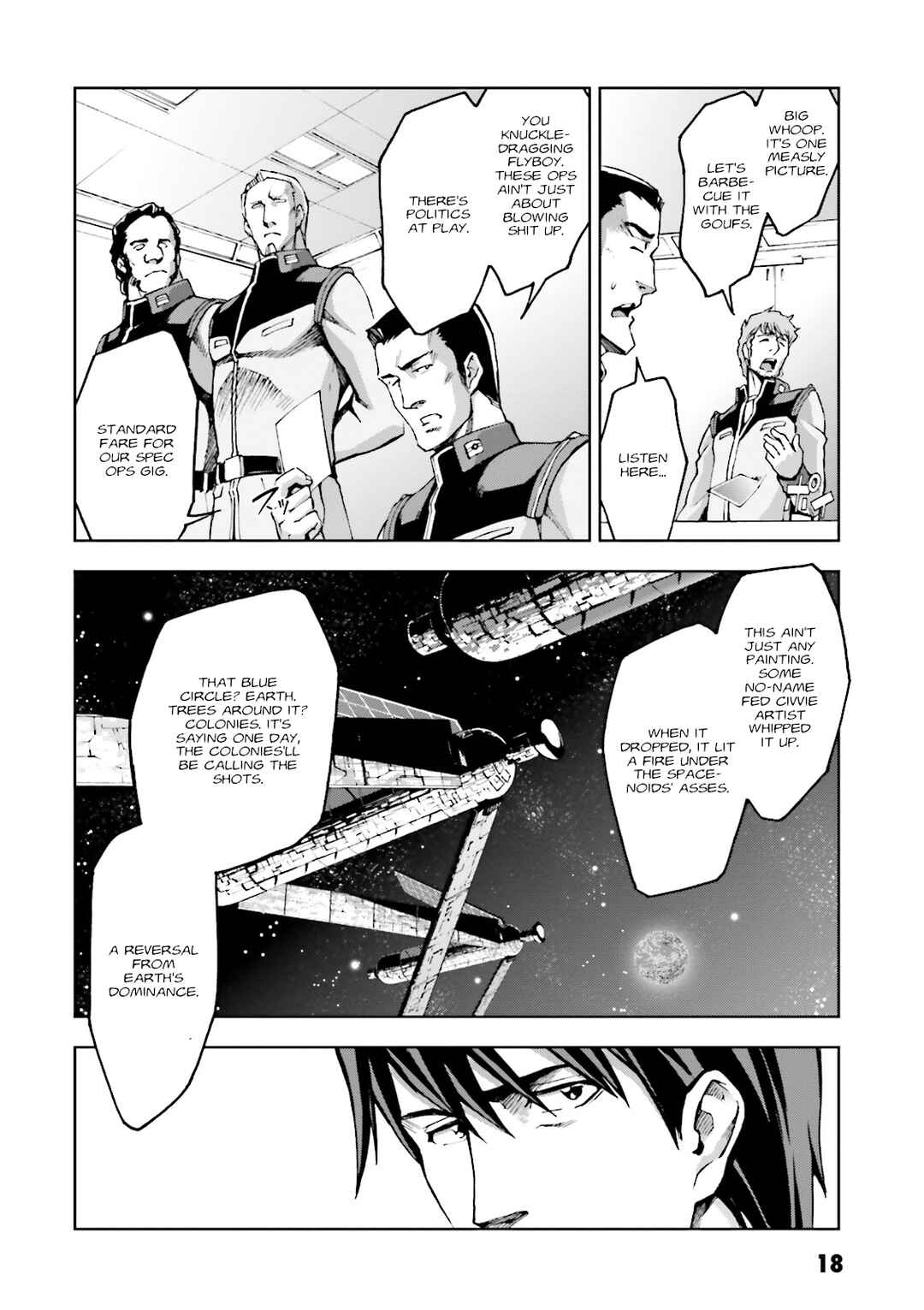 Page 18 Chapter 21 Mobile Suit Gundam Side Story - The Blue Destiny