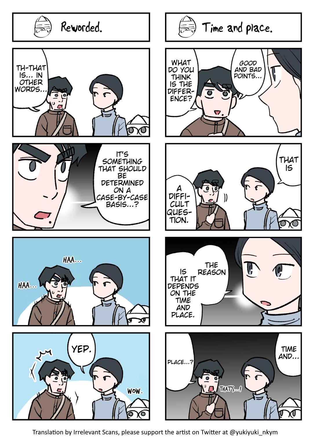 Page 1 Chapter 59 Yuurei to Tsukareta Kaishain
