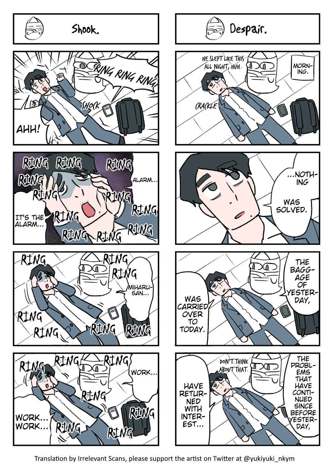 Page 1 Chapter 69 Yuurei to Tsukareta Kaishain
